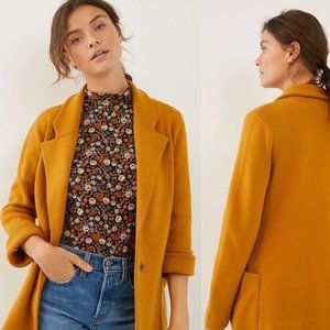 Anthropologie Maeve Benni Sweater Knit Blazer